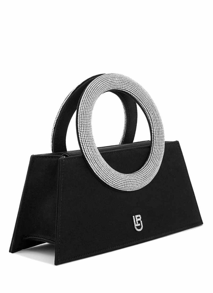 Bags Les Petits Joueurs | Black Trapezio Pochette Bag