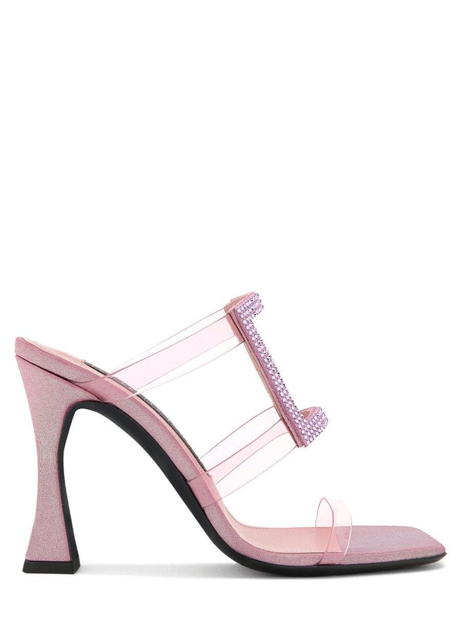 Shoes Les Petits Joueurs | Pink Pvc Hoya Heels