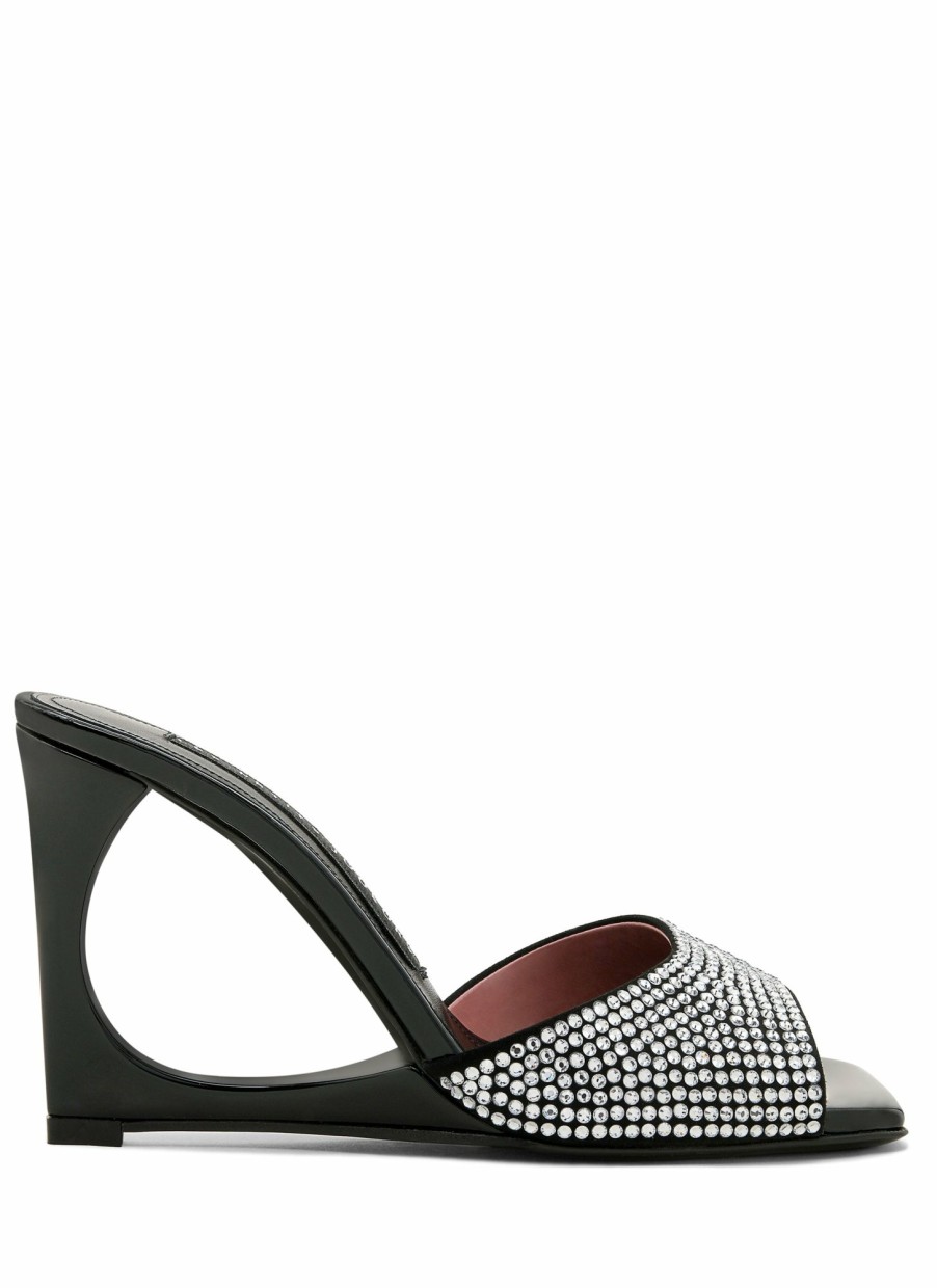 Shoes Les Petits Joueurs | Black Crystal Lola