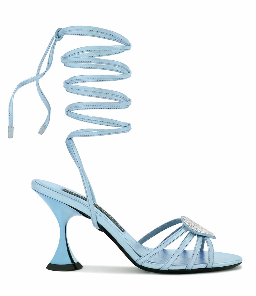 Shoes Les Petits Joueurs | Blue Kaia Sandal