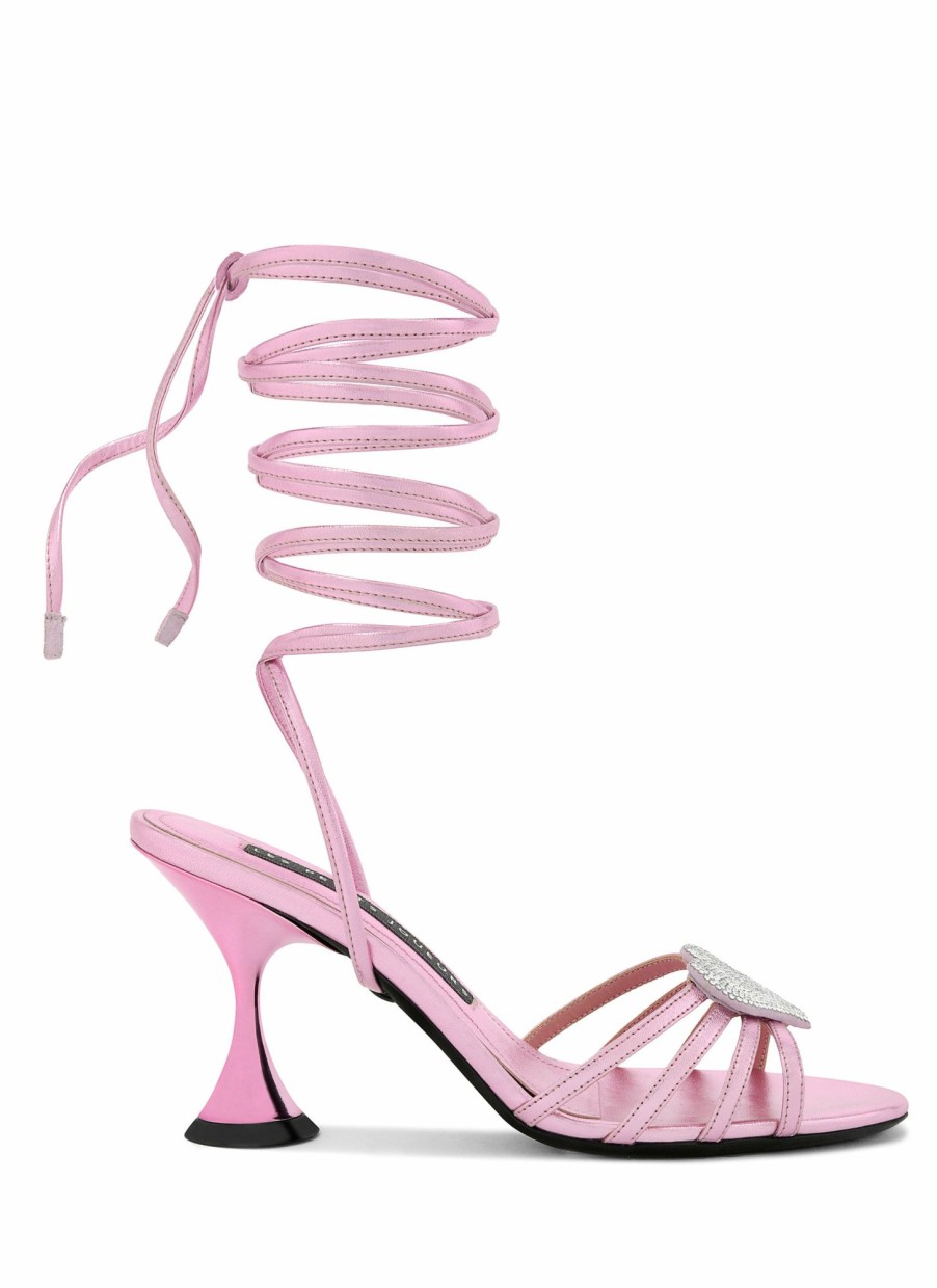 Shoes Les Petits Joueurs | Pink Kaia Sandal