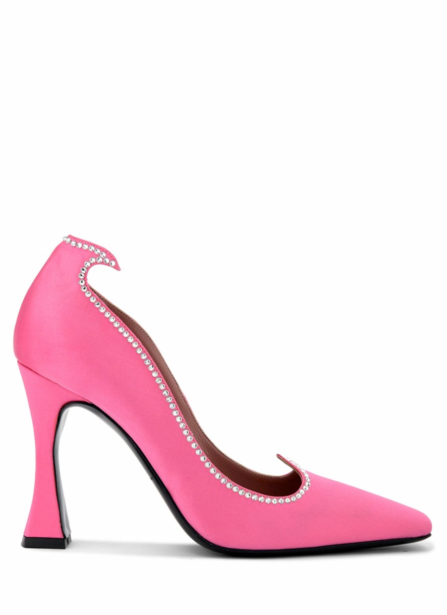 Shoes Les Petits Joueurs | Pink Cyrstal Taya Pump