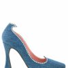 Shoes Les Petits Joueurs | Blue Denim Taya Crystal