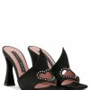 Shoes Les Petits Joueurs | Black Jerry Heart Sandal