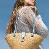 Bags Les Petits Joueurs | Pool Raffia Trapezio Basket