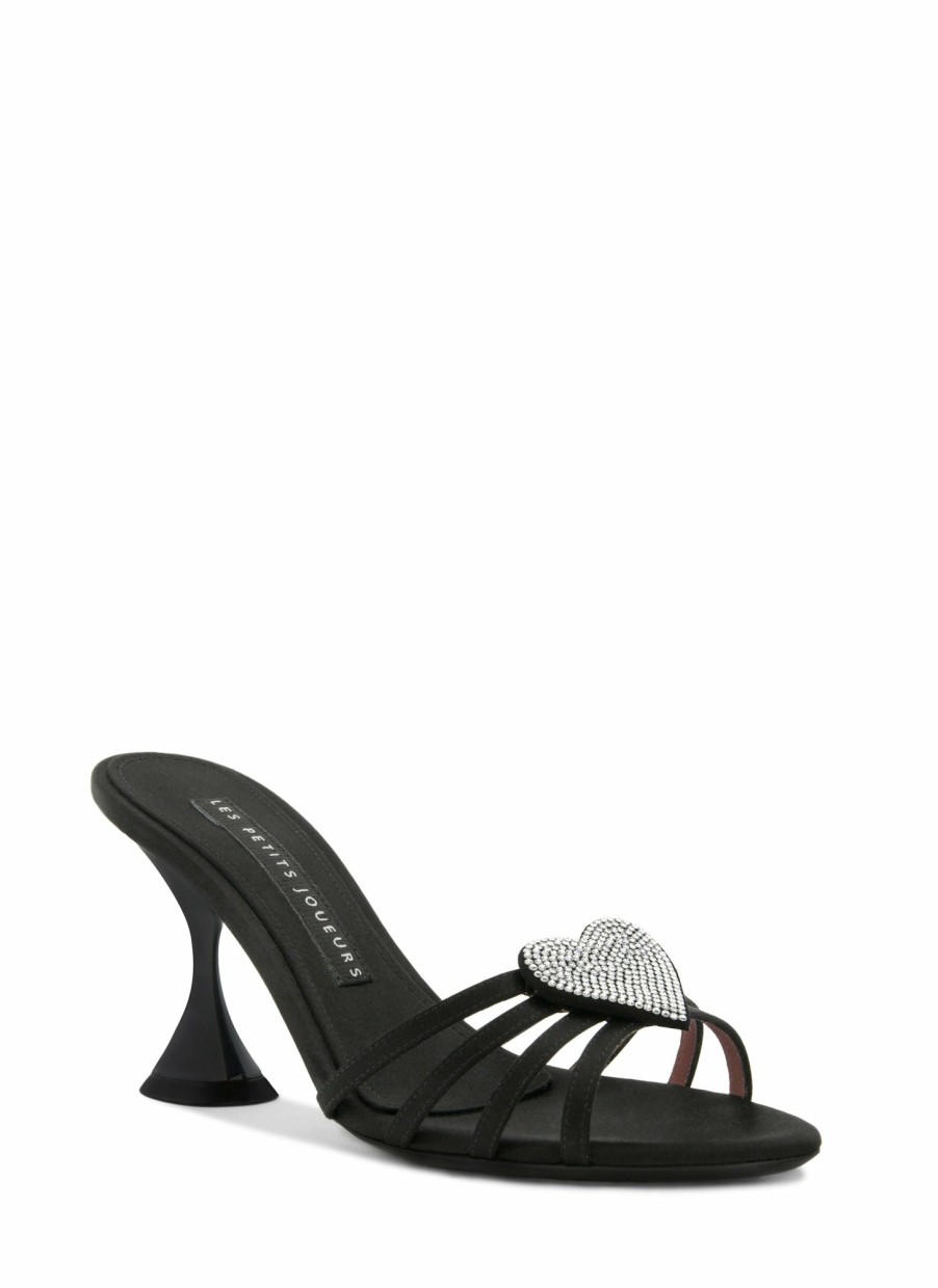 Shoes Les Petits Joueurs | Black Kaia Sandal