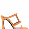 Shoes Les Petits Joueurs | Orange Hoya Heels