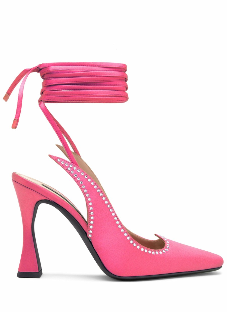 Shoes Les Petits Joueurs | Pink Slingback Taya Pump