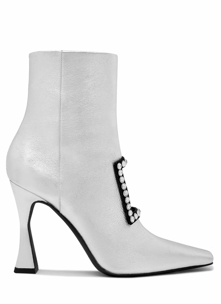 Shoes Les Petits Joueurs | Silver Hoya Boot