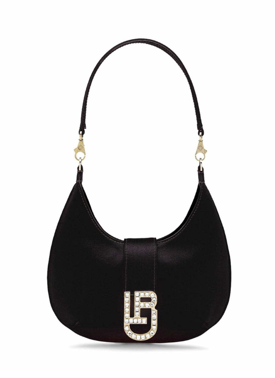 Bags Les Petits Joueurs | Black Cindy Baguette Bag