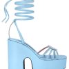 Shoes Les Petits Joueurs | Blue Bianca Heart Platform