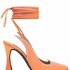 Shoes Les Petits Joueurs | Orange Taya Slingback Pump