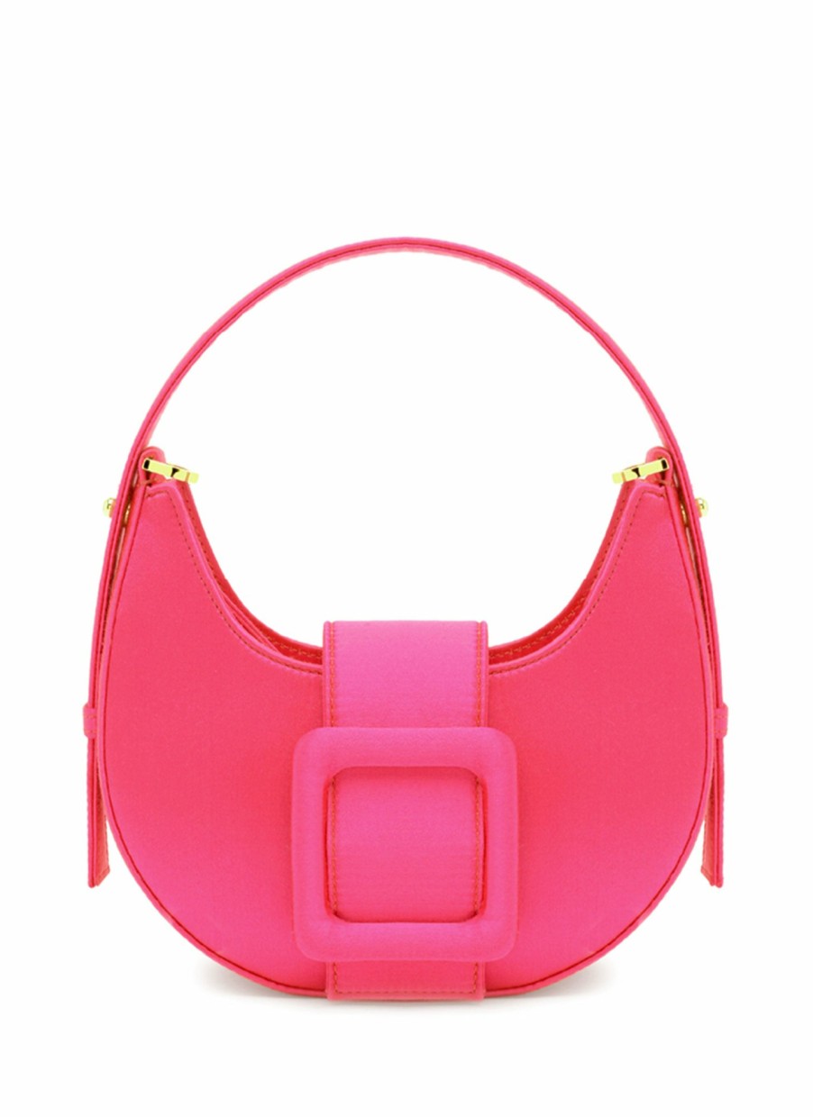 Bags Les Petits Joueurs | Neon Pink Cindy Buckle Bag