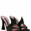 Shoes Les Petits Joueurs | Black Jerry Heart Sandal