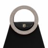 Bags Les Petits Joueurs | Black Patent Trapezio Bag