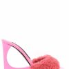 Shoes Les Petits Joueurs | Pink Lola Mule Teddy