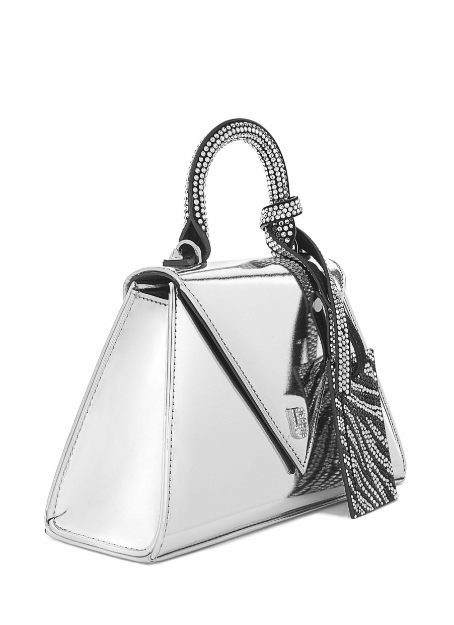 Bags Les Petits Joueurs | Rose Mini Top Handle Silver