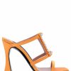 Shoes Les Petits Joueurs | Orange Hoya Heels