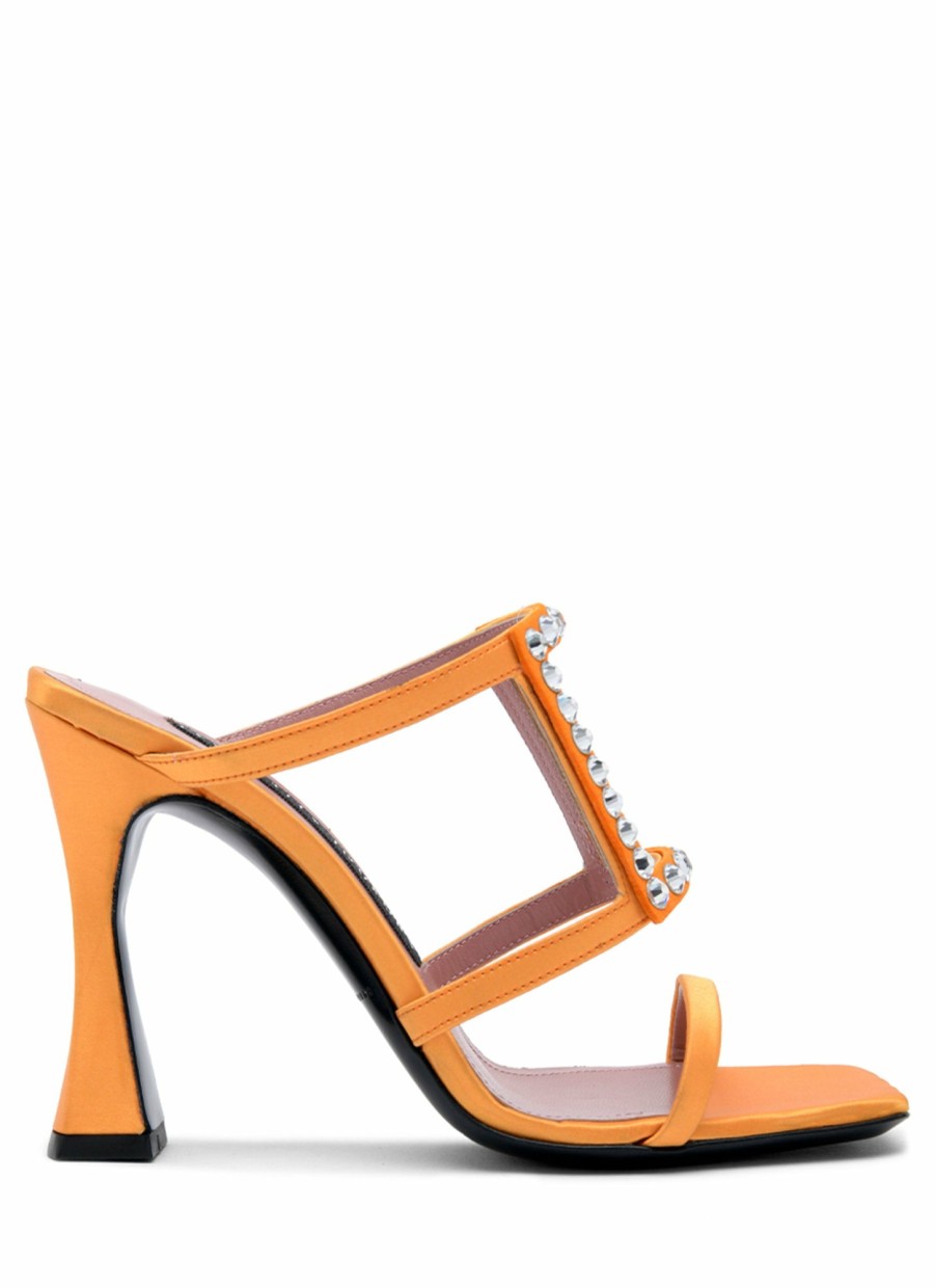 Shoes Les Petits Joueurs | Orange Hoya Heels