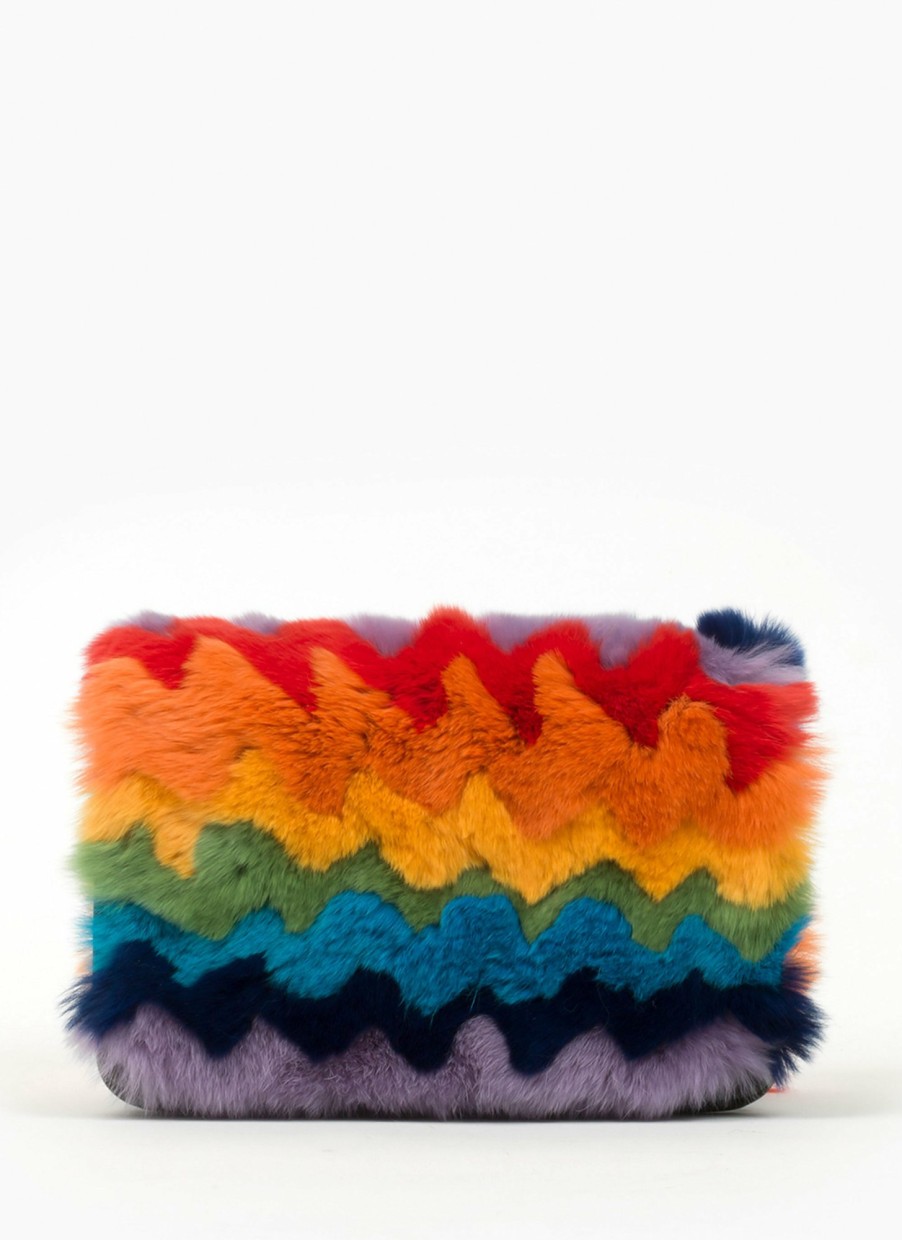 Bags Les Petits Joueurs | Ginny Rainbow Fur