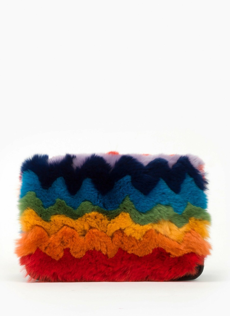 Bags Les Petits Joueurs | Ginny Rainbow Fur