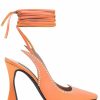 Shoes Les Petits Joueurs | Orange Taya Slingback Pump