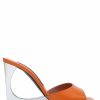 Shoes Les Petits Joueurs | Orange Lola Mule