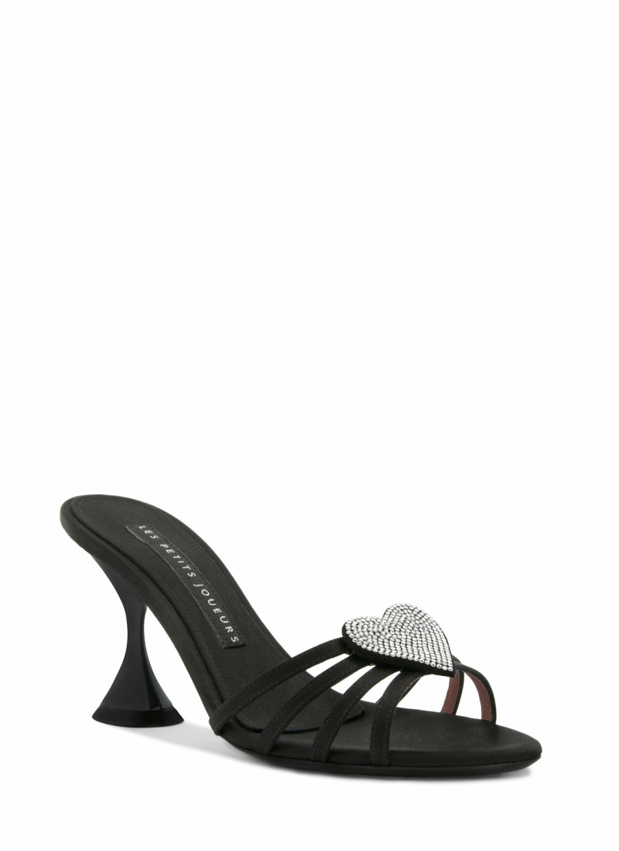 Shoes Les Petits Joueurs | Black Kaia Sandal