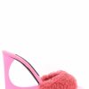 Shoes Les Petits Joueurs | Pink Lola Mule Teddy